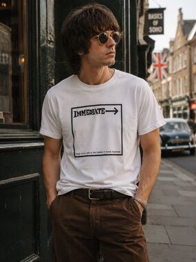 RARE! IMMEDIATE Records Vtg Fleetwood Mac 1960s Mod Rock London UK T-Shirt Sz S